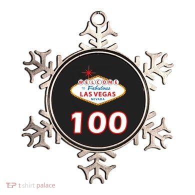 100 Years Old In Vegas - 100th Birthday Ornament