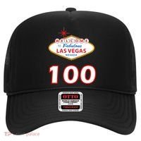 100 Years Old In Vegas - 100th Birthday Hat thumb 0