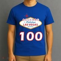 100 Years Old In Vegas - 100th Birthday T-Shirt thumb 3
