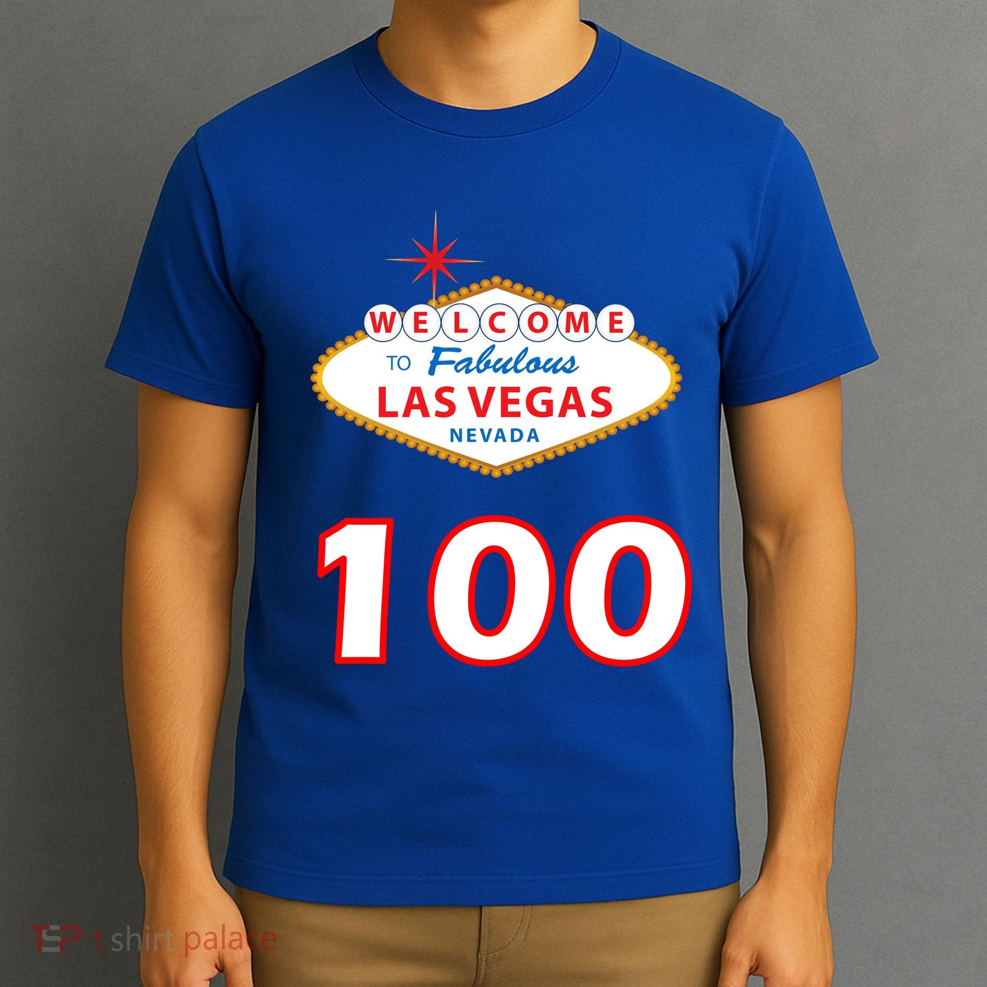 100 Years Old In Vegas - 100th Birthday T-Shirt