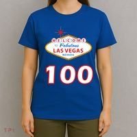 100 Years Old In Vegas - 100th Birthday T-Shirt thumb 4