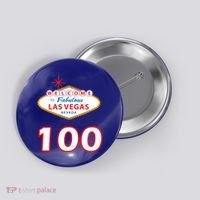 100 Years Old In Vegas - 100th Birthday Button thumb 0