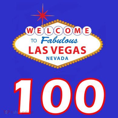 100 Years Old In Vegas - 100th Birthday Premium T-Shirt