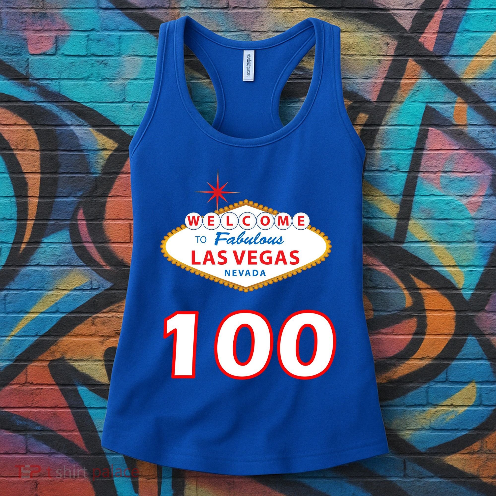 100 Years Old In Vegas - 100th Birthday Women's Tank Top