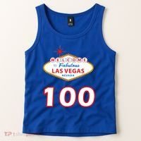 100 Years Old In Vegas - 100th Birthday Tank Top thumb 2