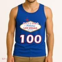 100 Years Old In Vegas - 100th Birthday Tank Top thumb 3