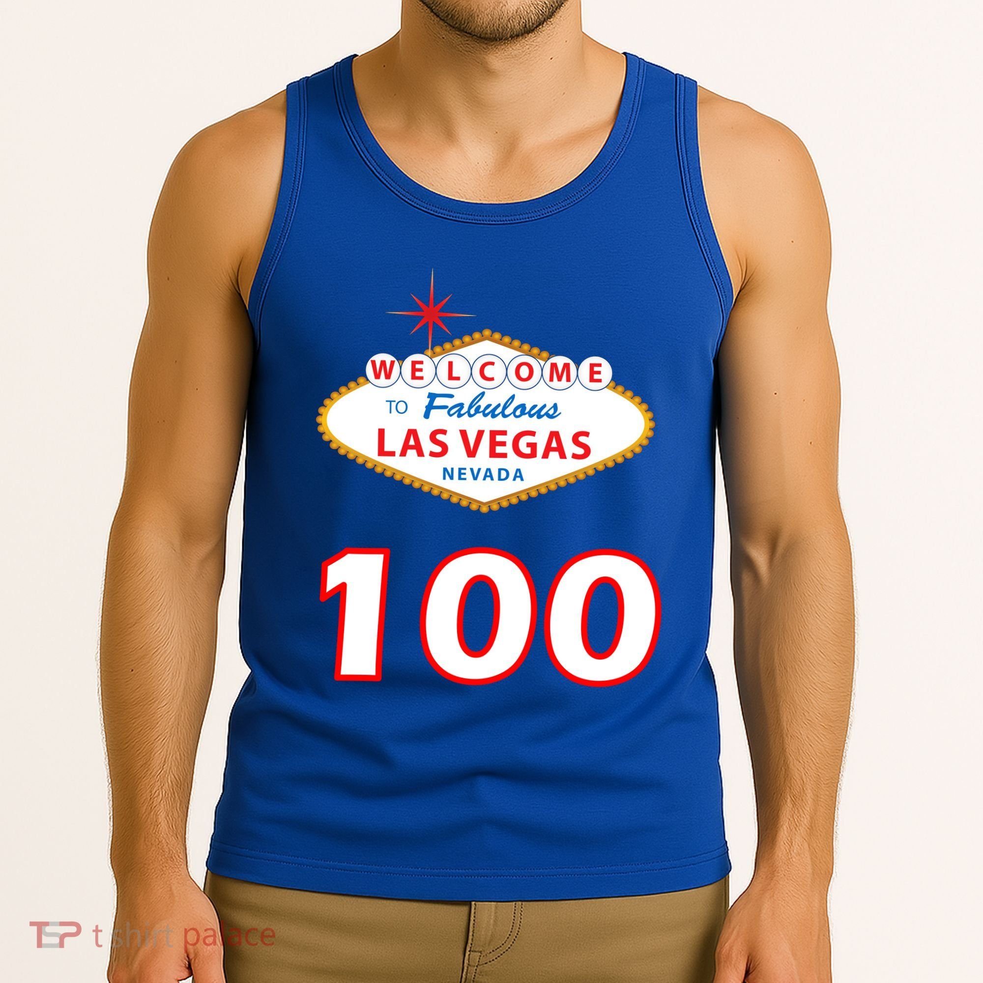 100 Years Old In Vegas - 100th Birthday Tank Top