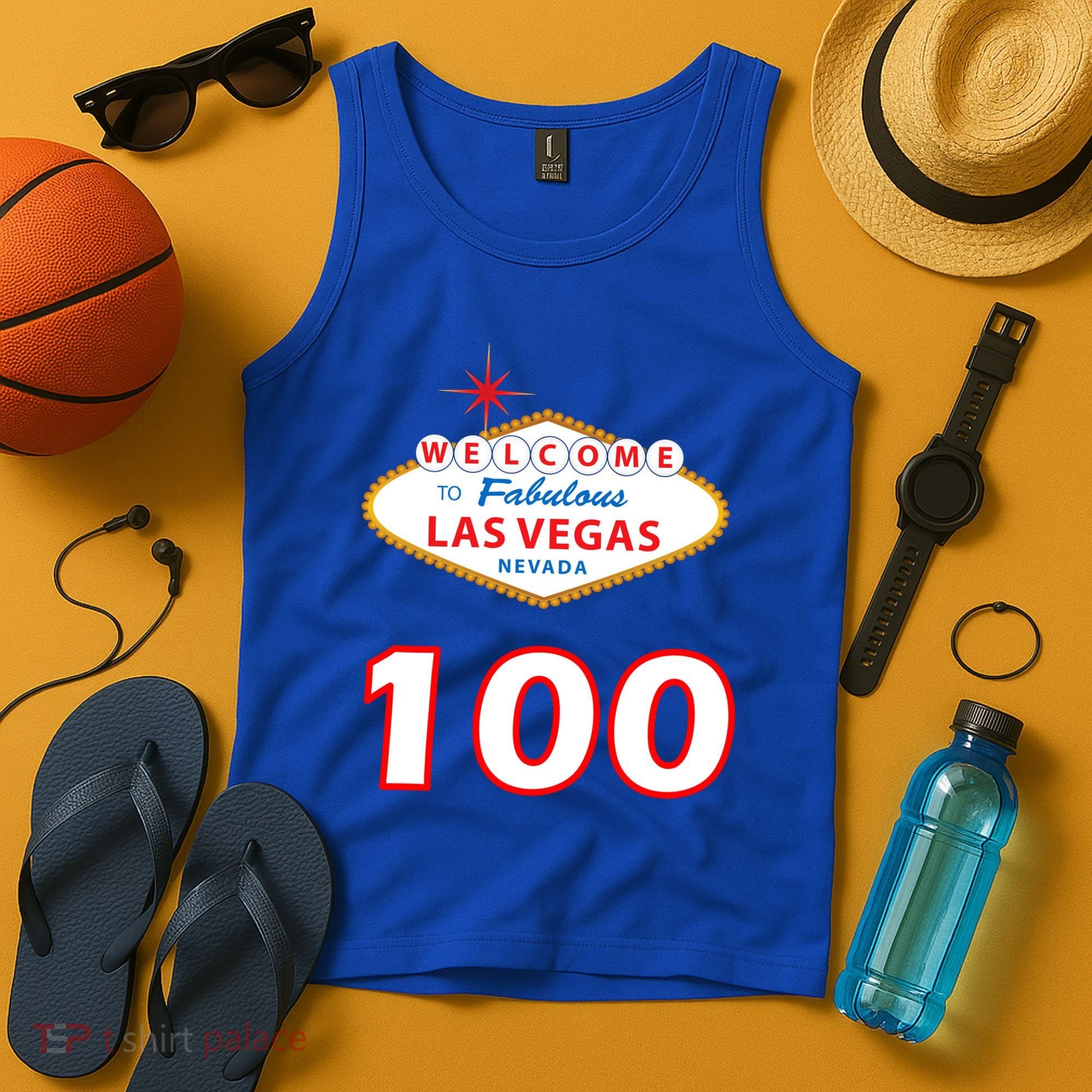 100 Years Old In Vegas - 100th Birthday Tank Top