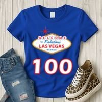 100 Years Old In Vegas - 100th Birthday Women's T-Shirt thumb 3