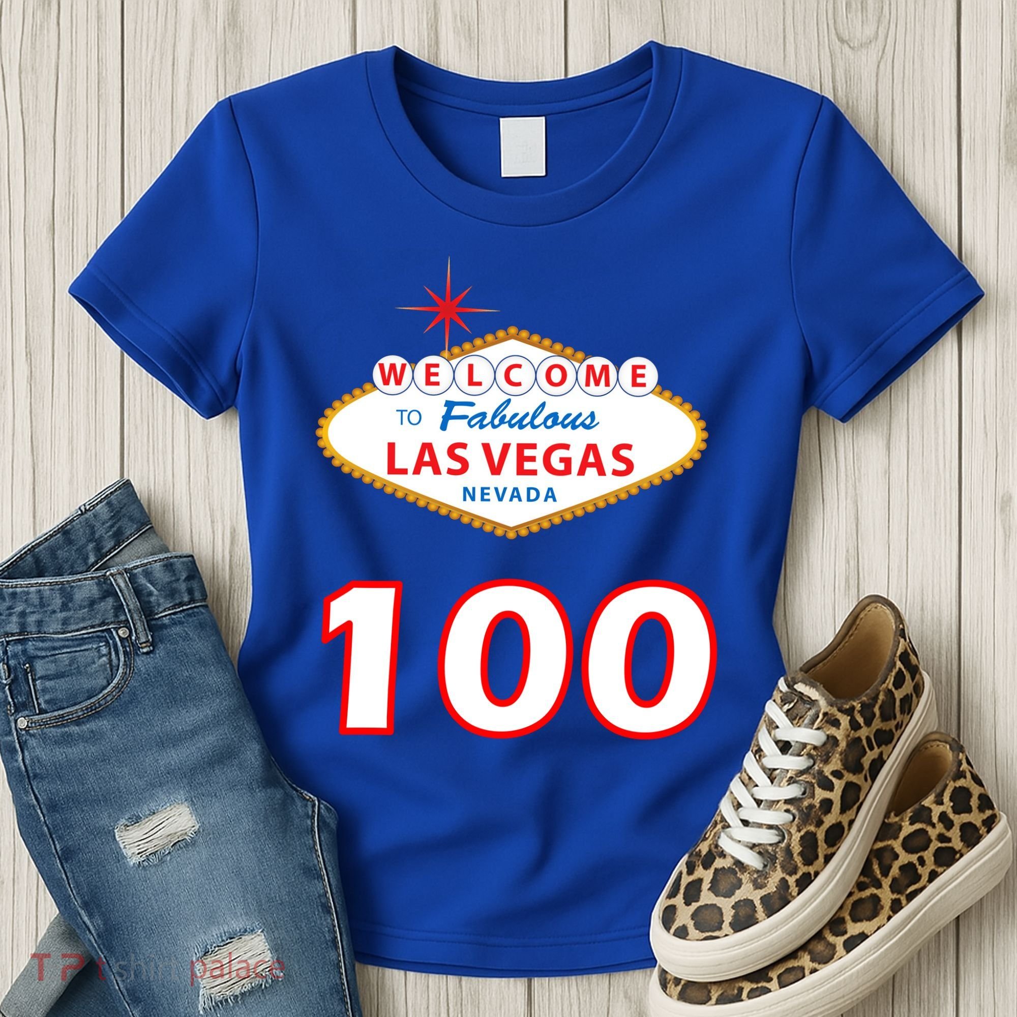 100 Years Old In Vegas - 100th Birthday Women's T-Shirt