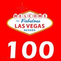 100 Years Old In Vegas - 100th Birthday Santa Hat thumb 1