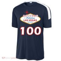 100 Years Old In Vegas - 100th Birthday Sport-Tek Competitor United Soccer Jersey thumb 2