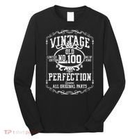 100th Birthday Genuine All Original Parts Long Sleeve Shirt thumb 0