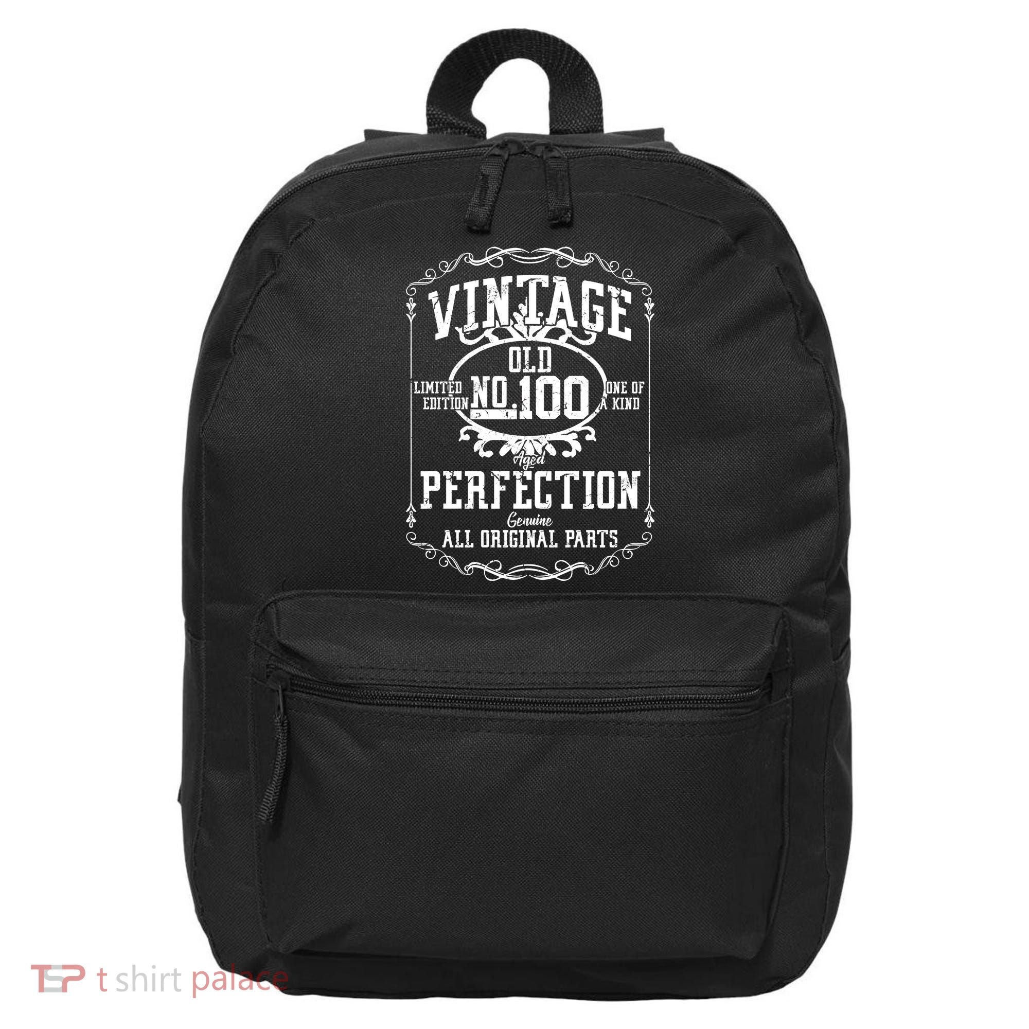 100th Birthday Genuine All Original Parts 16 in Basic Backpack