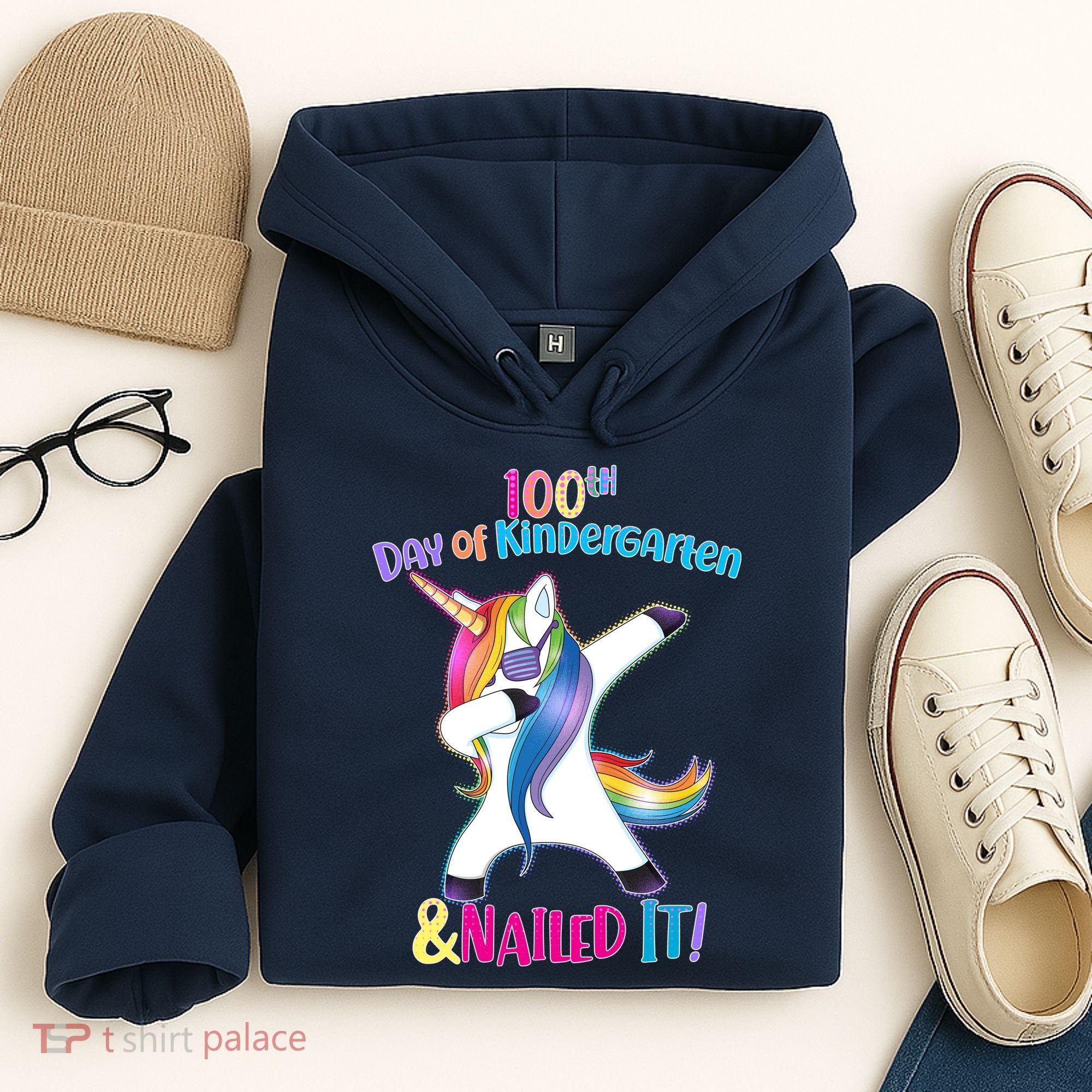 100th Day Of Kindergarten & Nailed it Hoodie