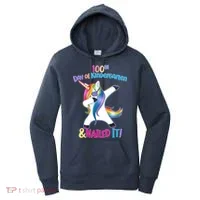 100th Day Of Kindergarten & Nailed it Women's Hoodie thumb 0