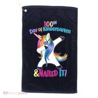 100th Day Of Kindergarten & Nailed it Golf Towel thumb 0