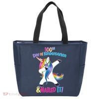 100th Day Of Kindergarten & Nailed it Tote Bag thumb 0