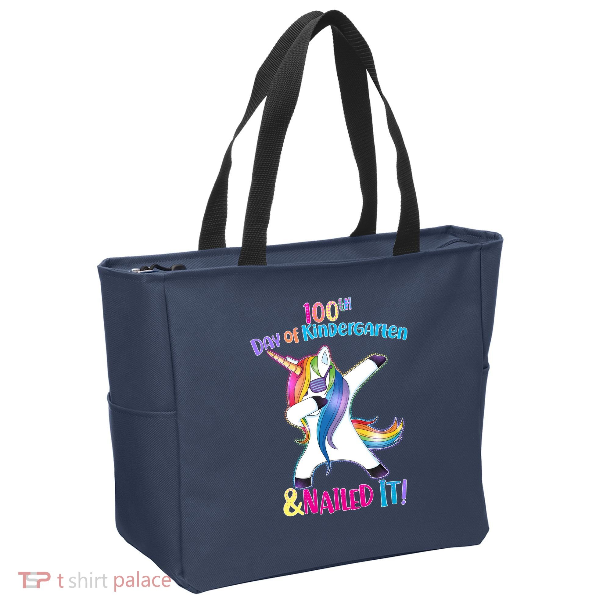 100th Day Of Kindergarten & Nailed it Tote Bag