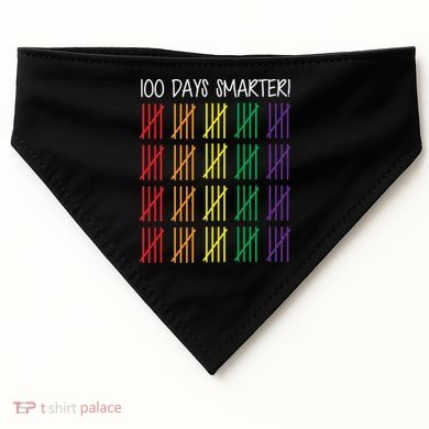 100th Day of School USA-Made Doggie Bandana
