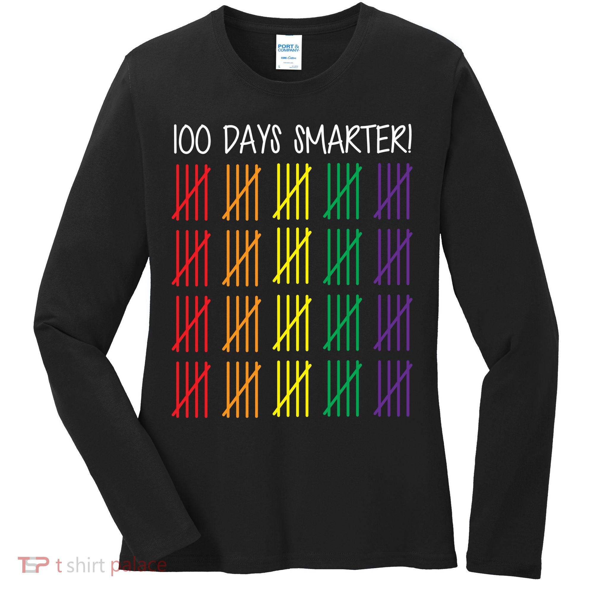100th Day of School Women's Long Sleeve Shirt