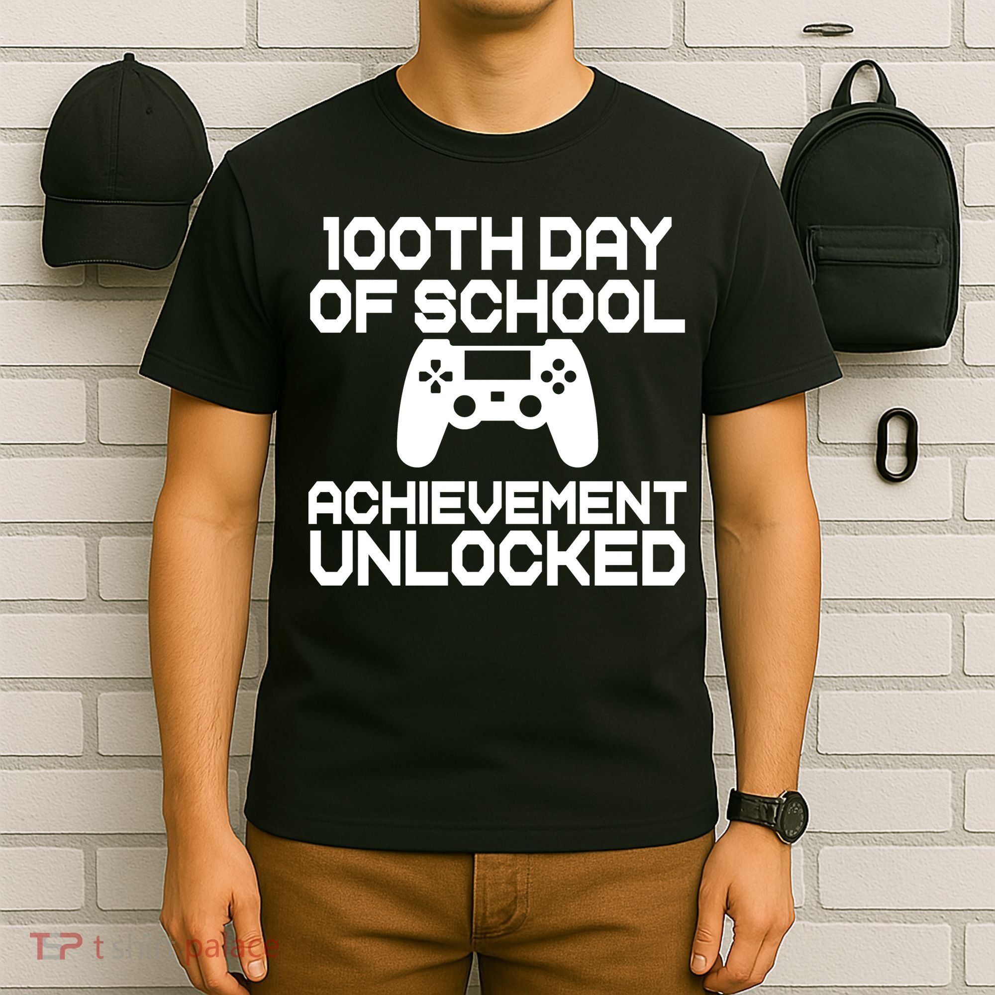 100th Day Of School Achievement Unlocked T-Shirt