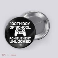 100th Day Of School Achievement Unlocked Button thumb 0
