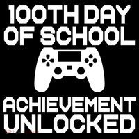 100th Day Of School Achievement Unlocked Women's Hoodie thumb 2