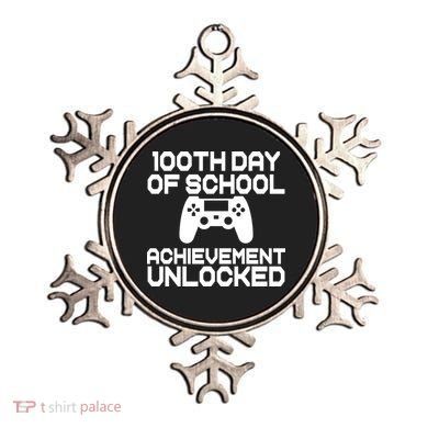100th Day Of School Achievement Unlocked Ornament
