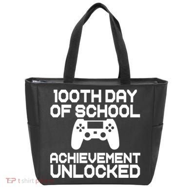100th Day Of School Achievement Unlocked Tote Bag