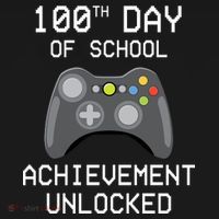 100th Day Of School Achievement Unlocked Cute Backpack thumb 2