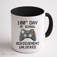 100th Day Of School Achievement Unlocked Cute Coffee Mug thumb 1