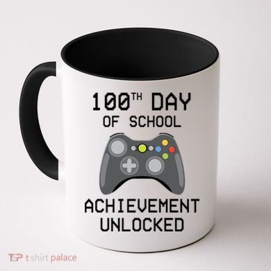 100th Day Of School Achievement Unlocked Cute Coffee Mug