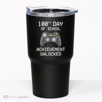 100th Day Of School Achievement Unlocked Cute Tumbler thumb 0