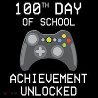100th Day Of School Achievement Unlocked Cute Ornament thumb 1
