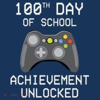 100th Day Of School Achievement Unlocked Cute Doggie Tank thumb 4