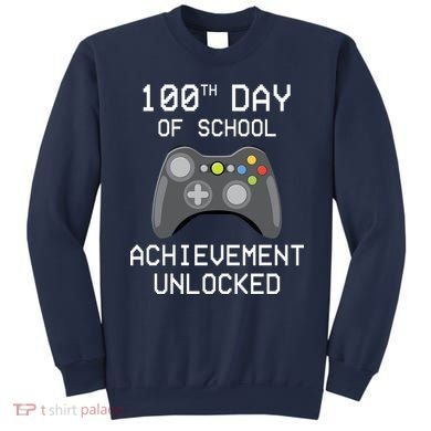 100th Day Of School Achievement Unlocked Cute Sweatshirt