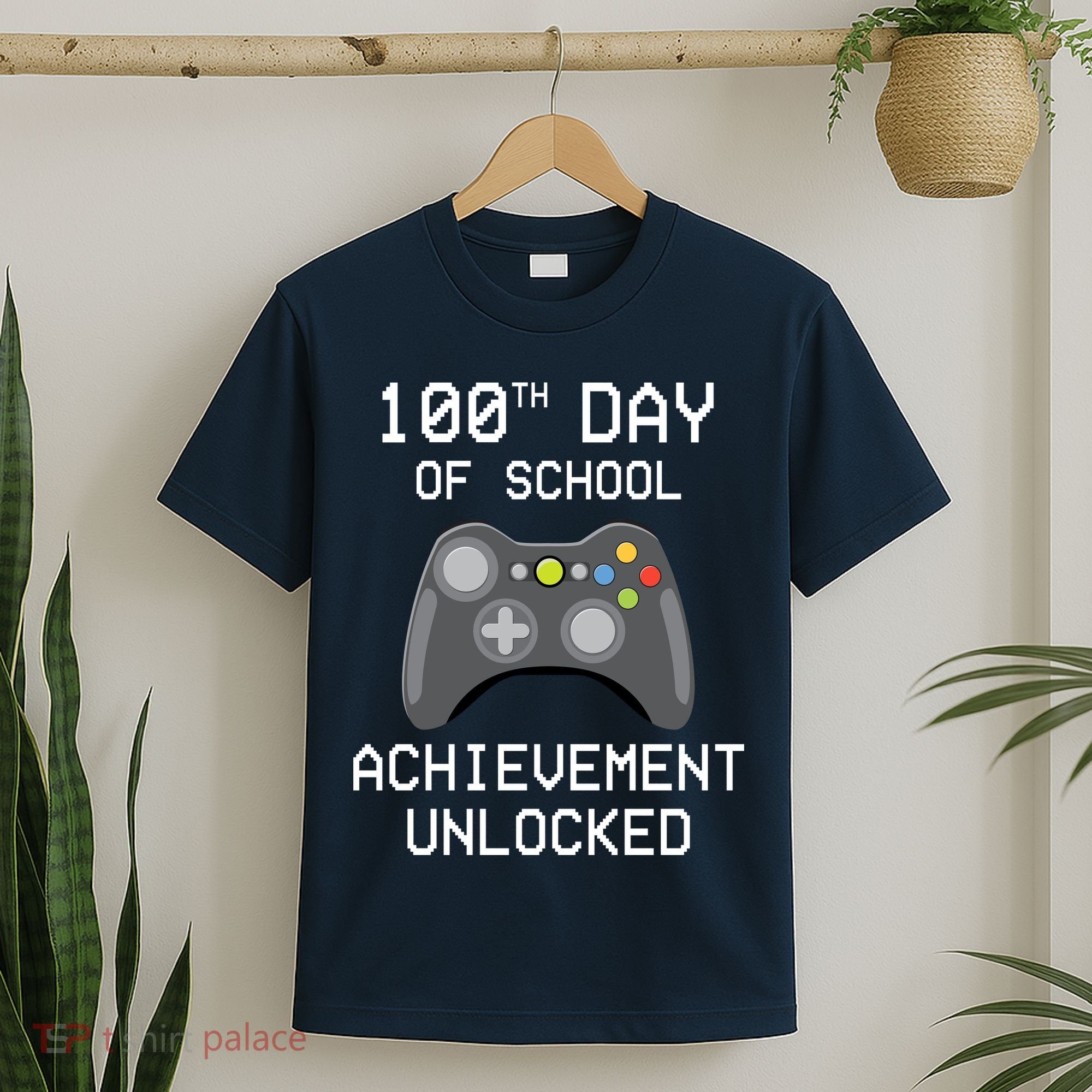 100th Day Of School Achievement Unlocked Cute T-Shirt