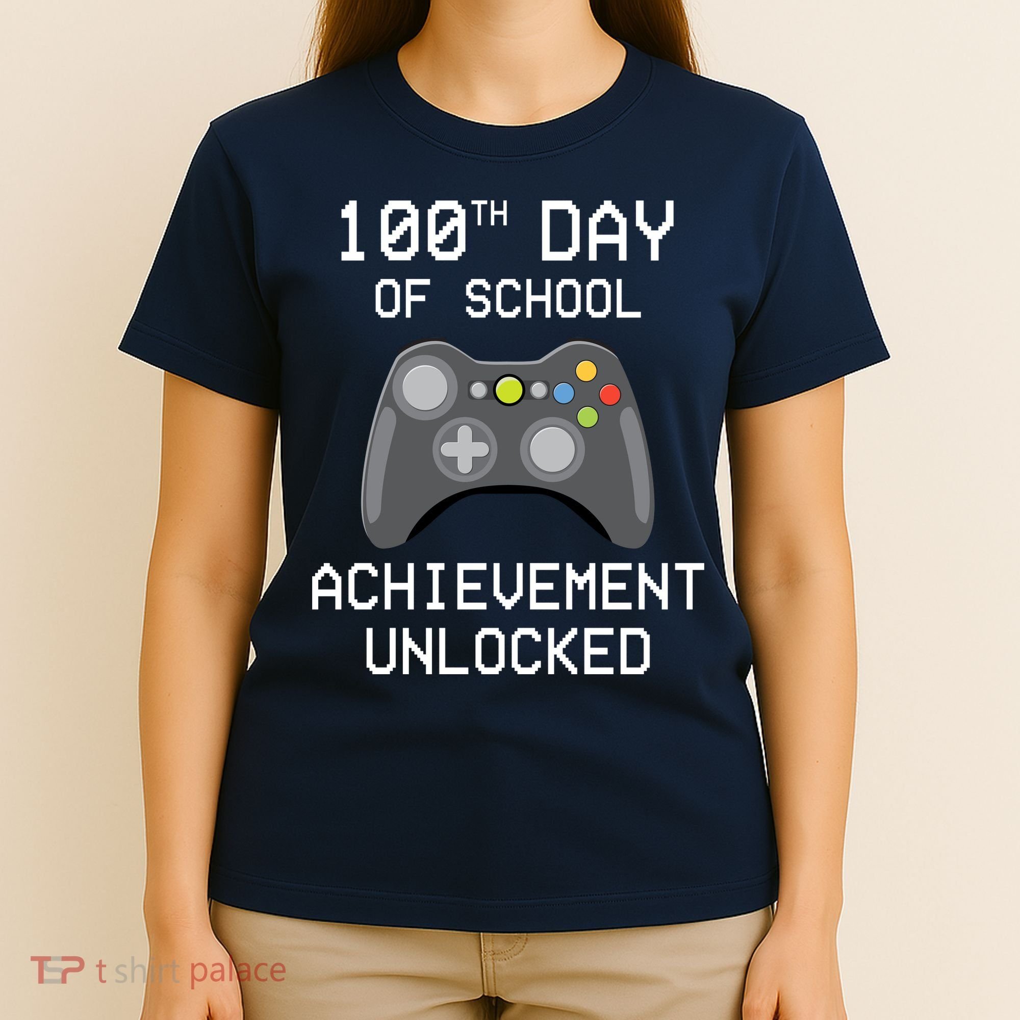 100th Day Of School Achievement Unlocked Cute T-Shirt