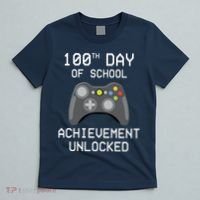 100th Day Of School Achievement Unlocked Cute T-Shirt thumb 5