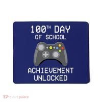 100th Day Of School Achievement Unlocked Cute Mousepad thumb 0