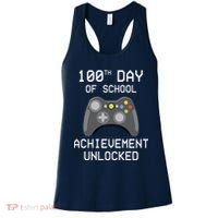 100th Day Of School Achievement Unlocked Cute Women's Tank Top thumb 0