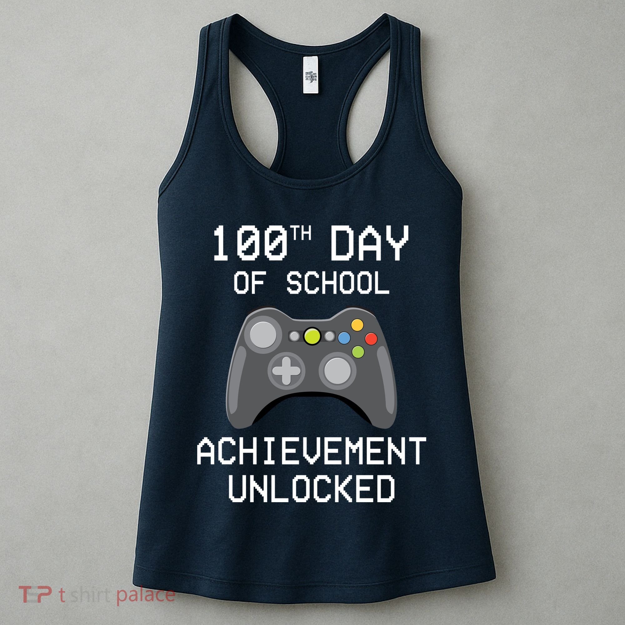100th Day Of School Achievement Unlocked Cute Women's Tank Top