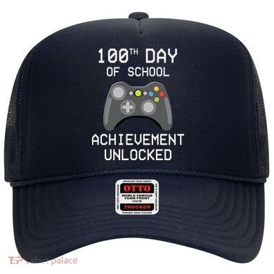 100th Day Of School Achievement Unlocked Cute Hat