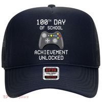 100th Day Of School Achievement Unlocked Cute Hat thumb 0