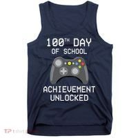 100th Day Of School Achievement Unlocked Cute Tank Top thumb 0