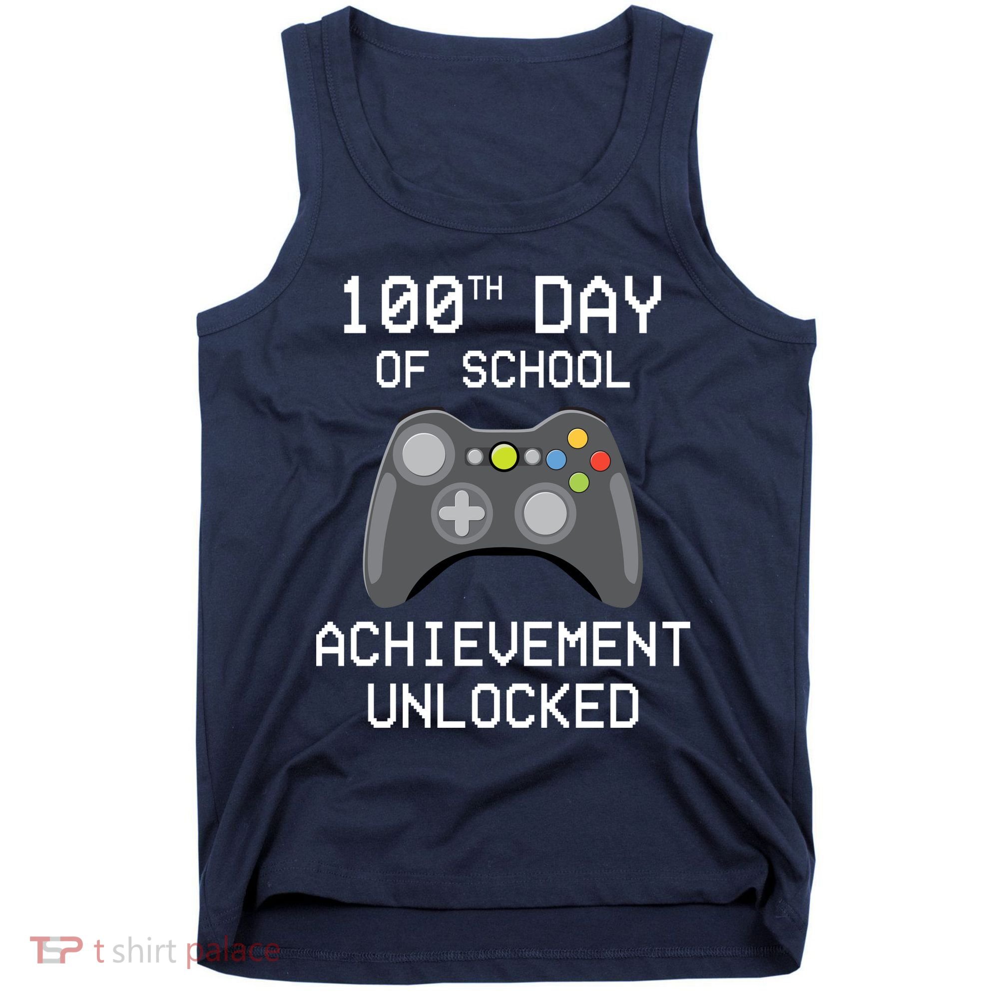 100th Day Of School Achievement Unlocked Cute Tank Top
