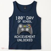 100th Day Of School Achievement Unlocked Cute Tank Top thumb 2