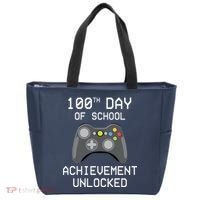 100th Day Of School Achievement Unlocked Cute Tote Bag thumb 0