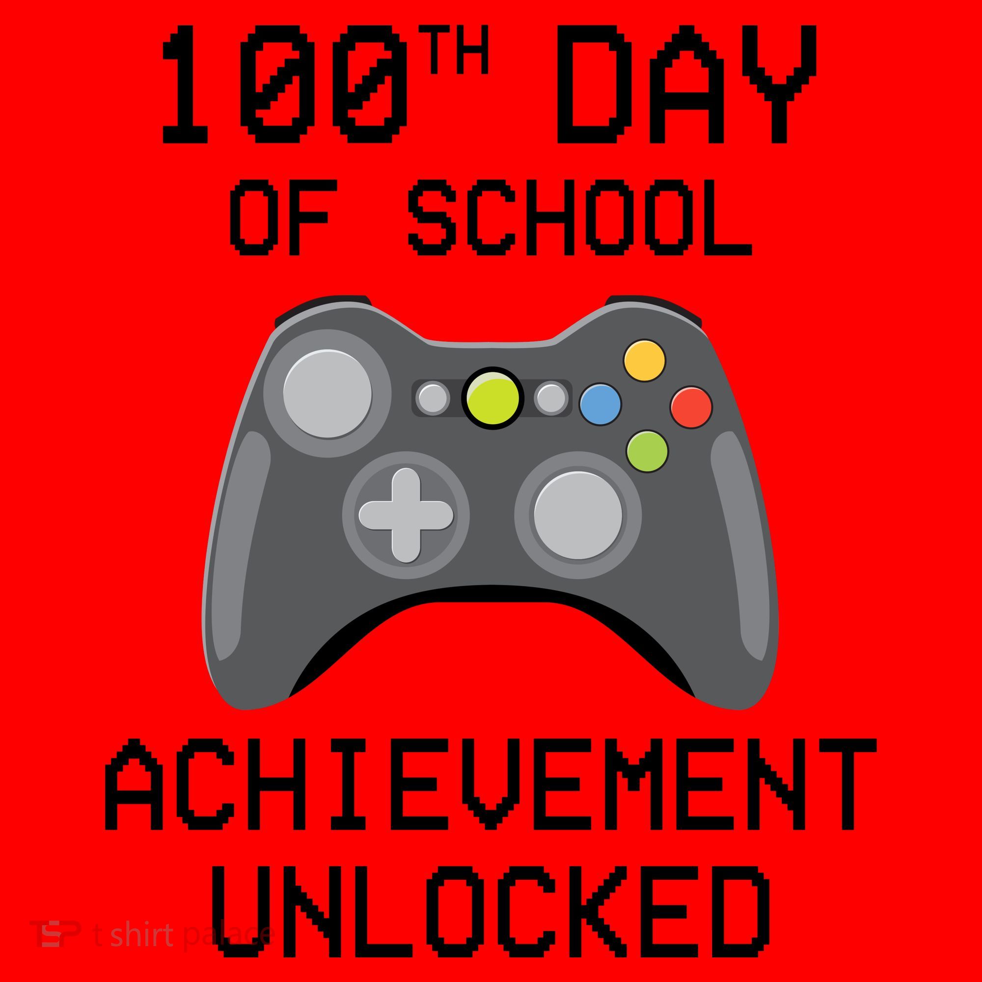 100th Day Of School Achievement Unlocked Cute Santa Hat